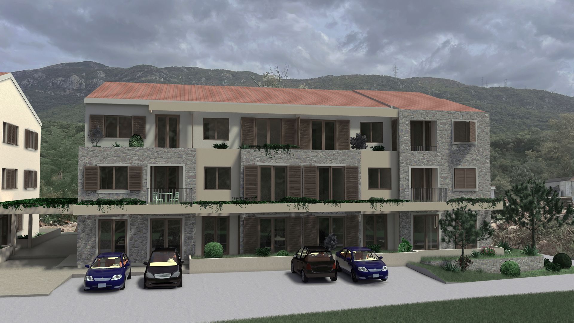 Jednosoban stan 46m² u luksuznom kompleksu Palazzo Jaz sa bazenom – Kovačko Polje, Kotor (Mogućnost odloženog plaćanja i kupovine putem hipotekarnog kredita) - Amfora Real Estate