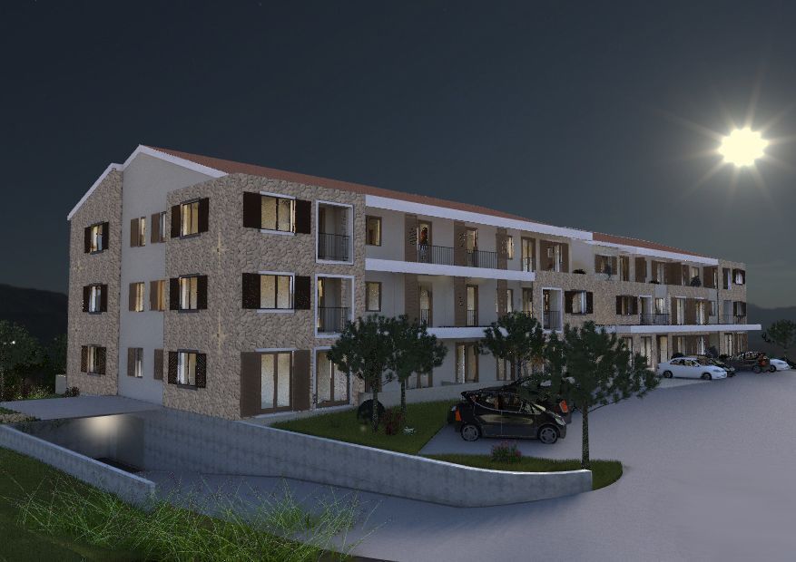 Dvosoban stan 62.79m² u luksuznom kompleksu Palazzo Jaz sa bazenom – Kovačko Polje, Kotor (Mogućnost odloženog plaćanja i kupovine putem hipotekarnog kredita) - Amfora Real Estate