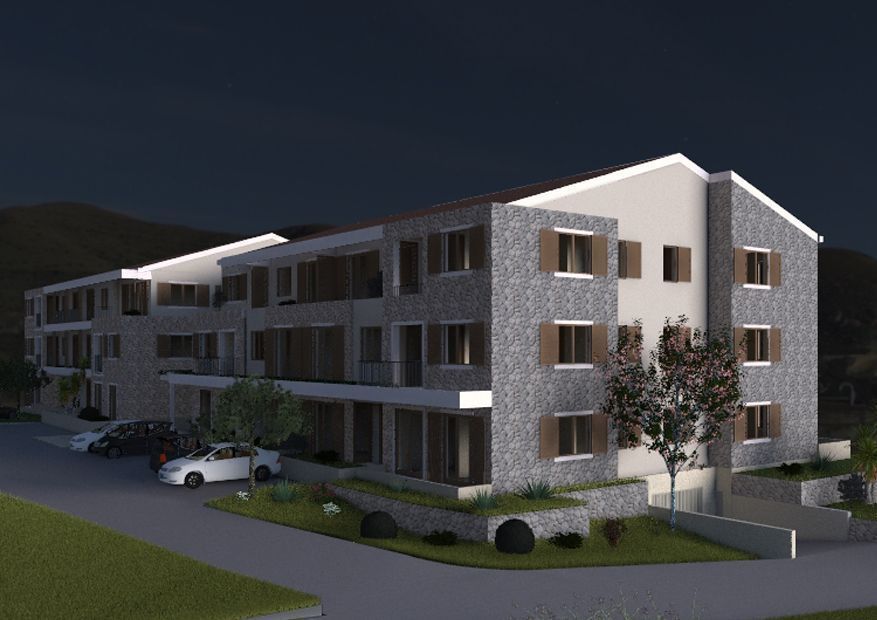 Dvosoban stan 62.79m² u luksuznom kompleksu Palazzo Jaz sa bazenom – Kovačko Polje, Kotor (Mogućnost odloženog plaćanja i kupovine putem hipotekarnog kredita) - Amfora Real Estate