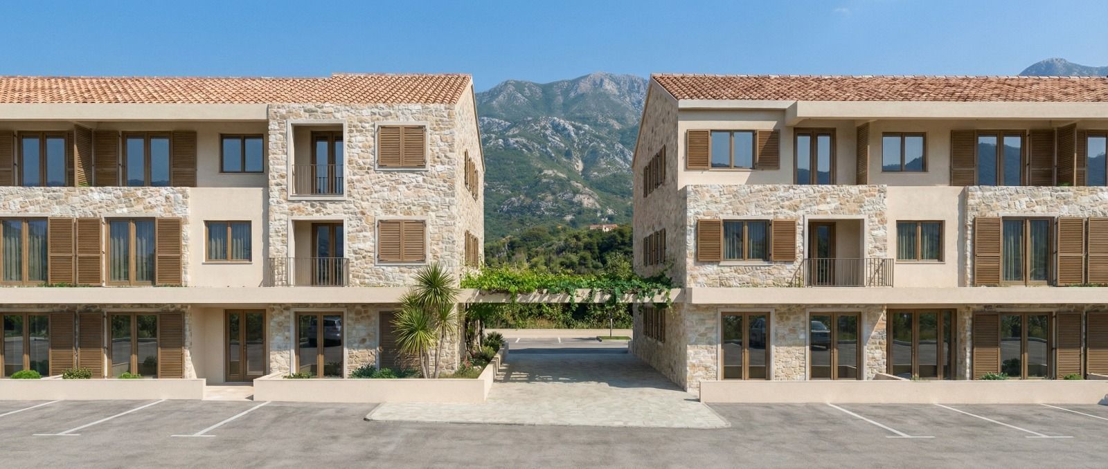 Jednosoban stan 38.16m² u luksuznom kompleksu Palazzo Jaz sa bazenom – Kovačko Polje, Kotor (Mogućnost odloženog plaćanja i kupovine putem hipotekarnog kredita) - Amfora Real Estate