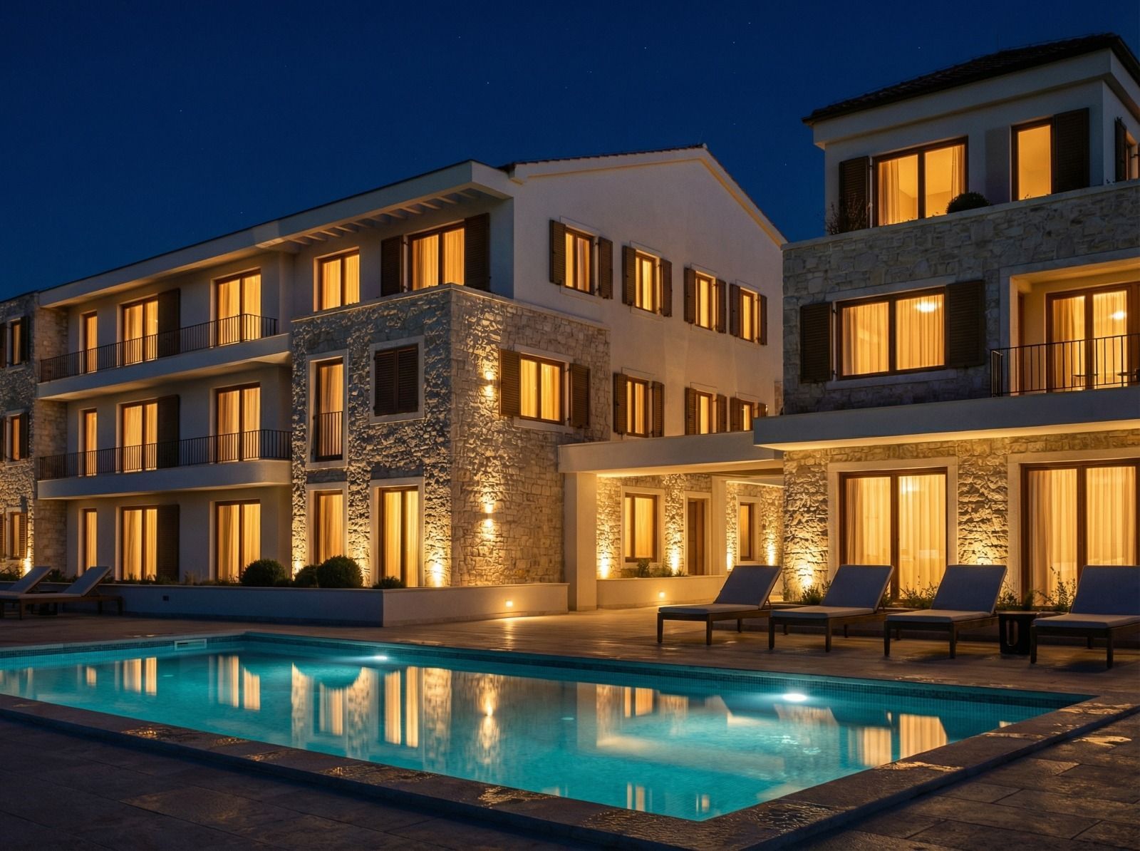 Jednosoban stan 50m² u luksuznom kompleksu Palazzo Jaz sa bazenom – Kovačko Polje, Kotor (Mogućnost odloženog plaćanja i kupovine putem hipotekarnog kredita) - Amfora Real Estate