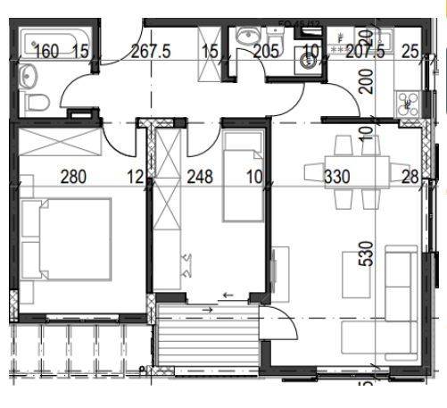 Dvosoban stan 58m² u luksuznom kompleksu Palazzo Jaz sa bazenom – Kovačko Polje, Kotor (Mogućnost odloženog plaćanja i kupovine putem hipotekarnog kredita) - Amfora Real Estate
