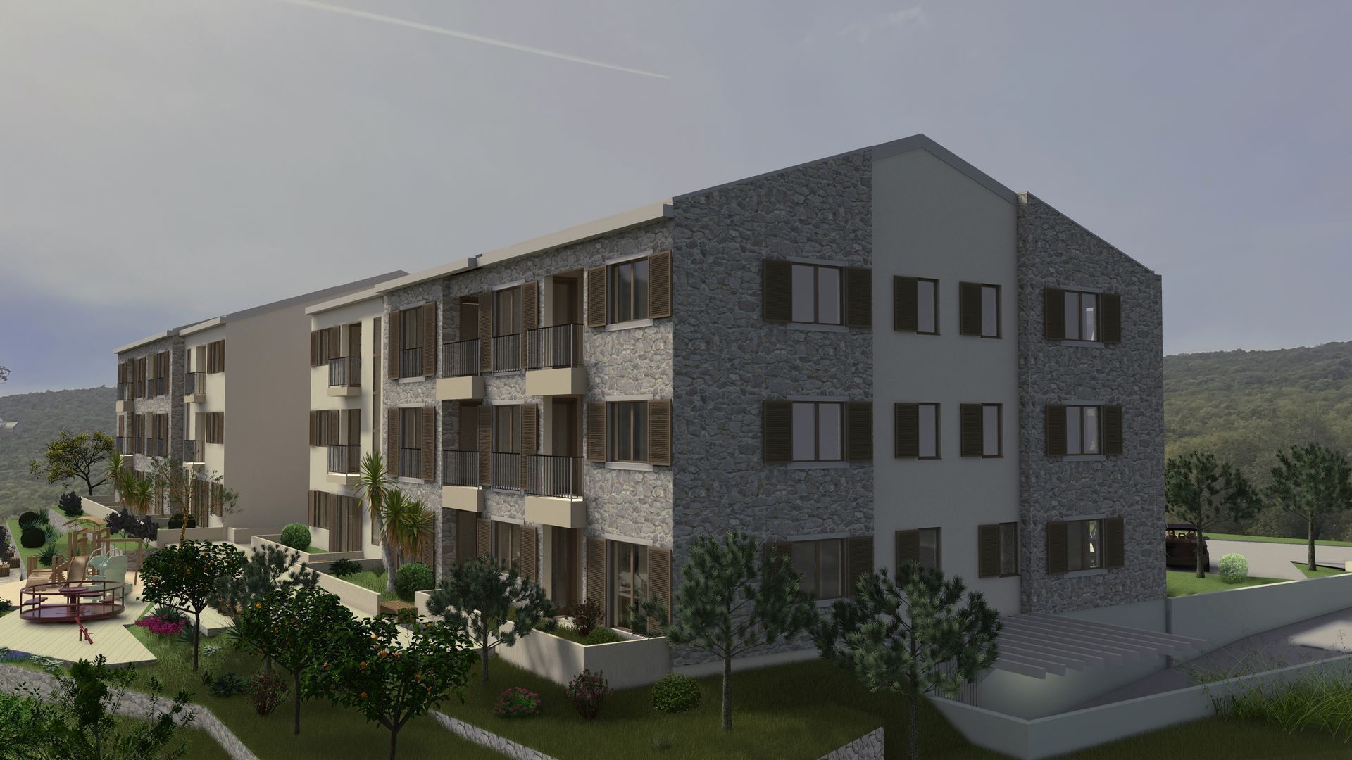 Dvosoban stan 58m² u luksuznom kompleksu Palazzo Jaz sa bazenom – Kovačko Polje, Kotor (Mogućnost odloženog plaćanja i kupovine putem hipotekarnog kredita) - Amfora Real Estate