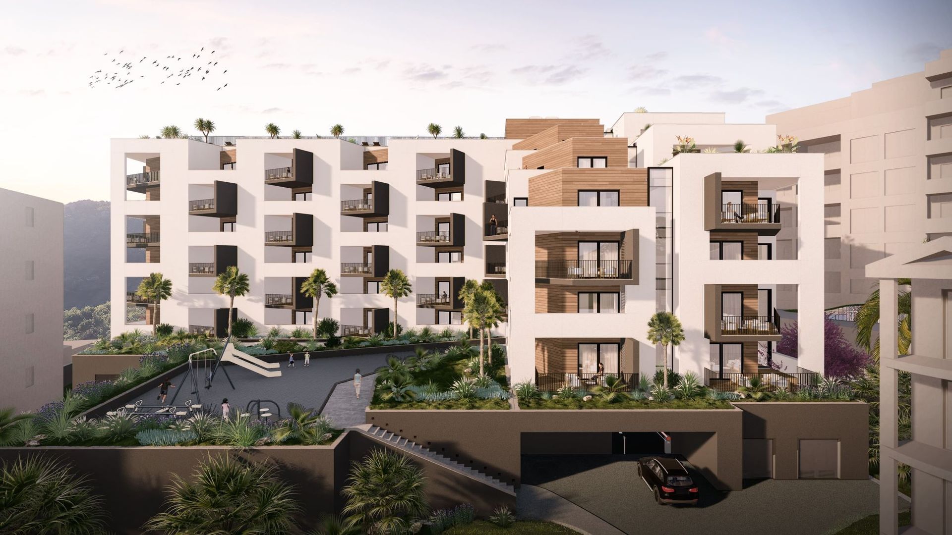 Jednosoban stan 77m2 u novom stambenom kompleksu u Becicima. - Amfora Real Estate