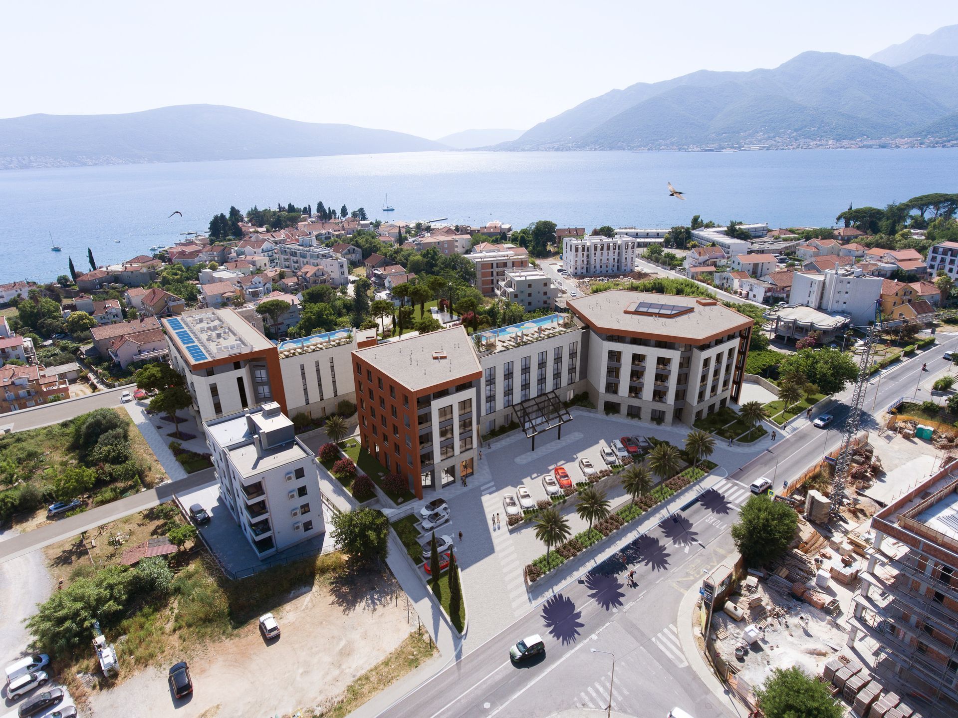 Suite apartman 51.54m² u Novom Luksuznom Kompleksu na Atraktivnoj Lokaciji-Seljanovo, Tivat - Amfora Real Estate