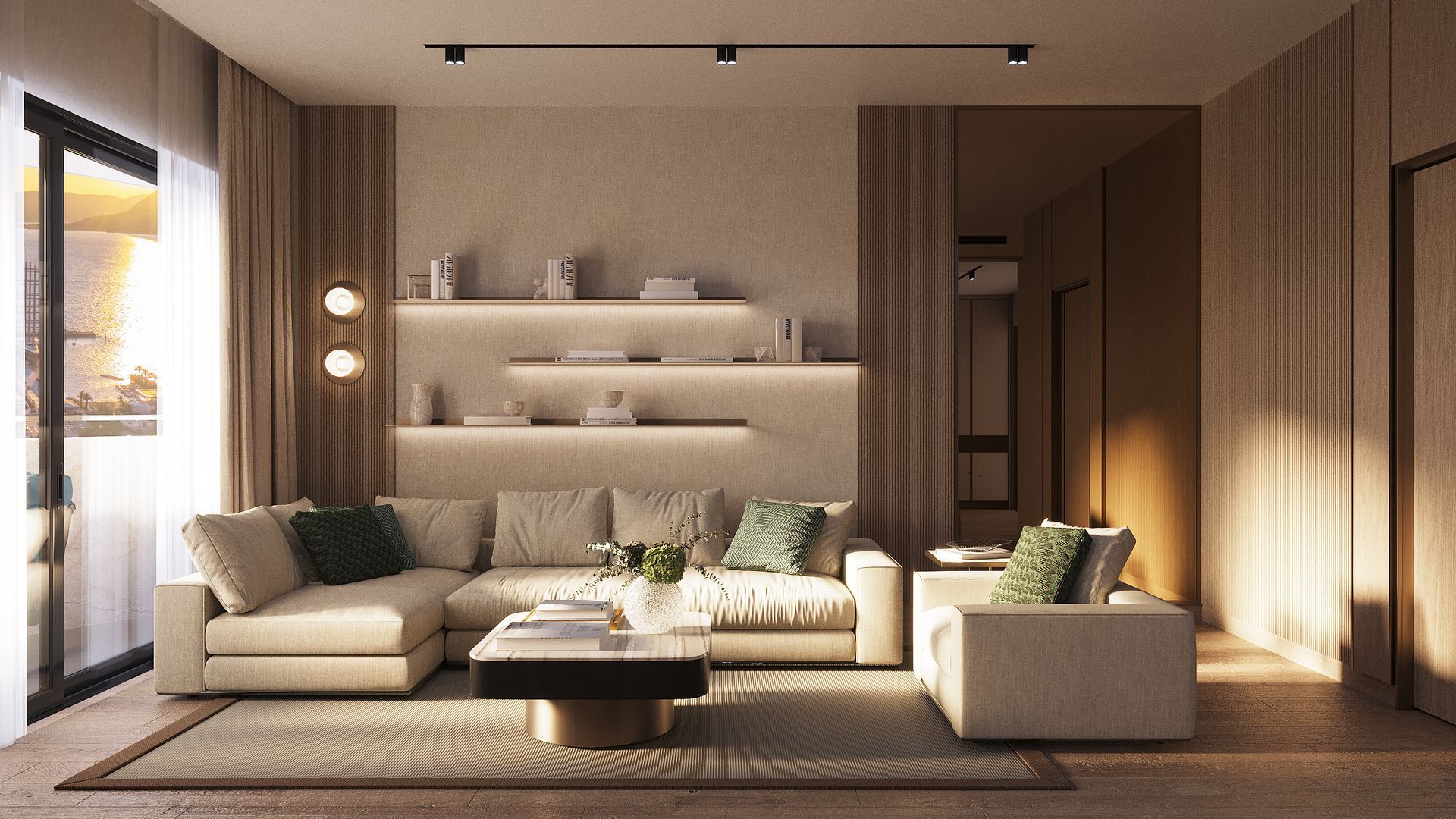 Suite apartman 45.37m² u Novom Luksuznom Kompleksu na Atraktivnoj Lokaciji-Seljanovo, Tivat - Amfora Real Estate