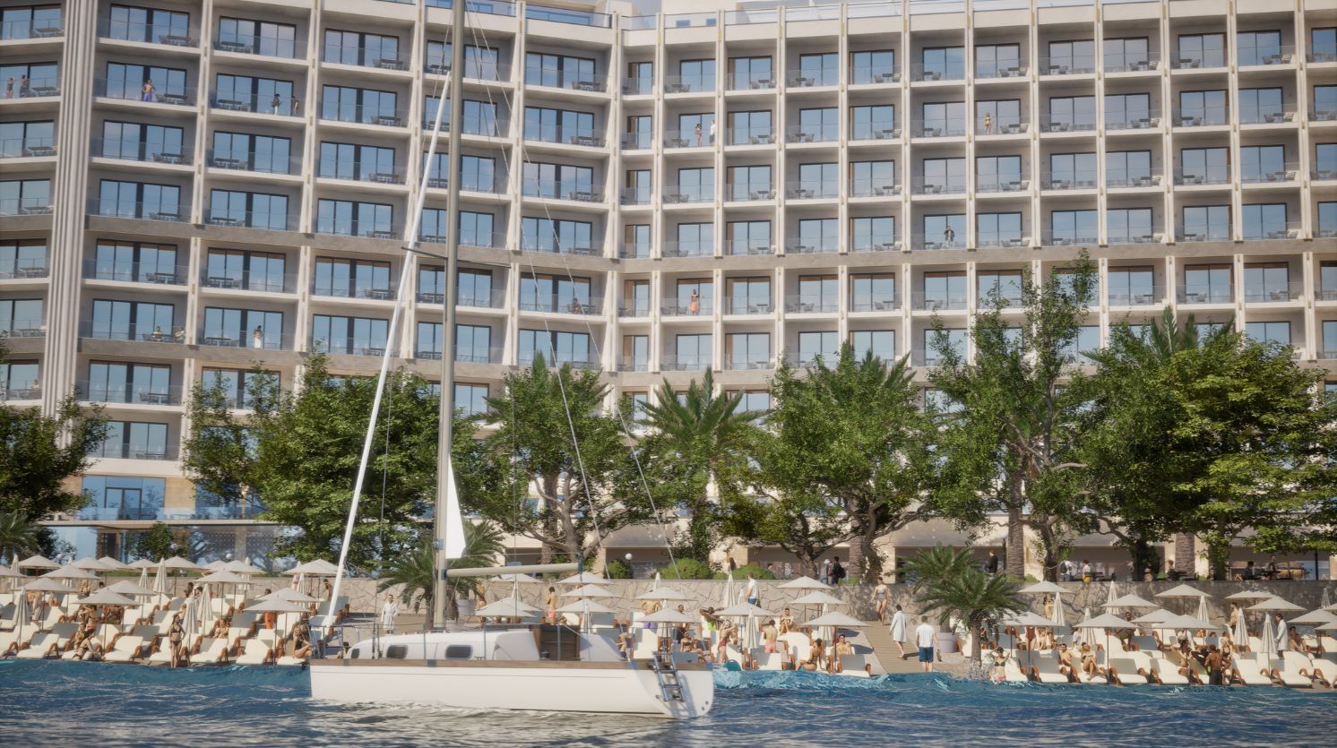 Ekskluzivna prodaja stanova u novom modernom stambenom kompleksu Bečićima – moderan kompleks na obali sa privatnom plažom i luksuznim sadržajima - Amfora Real Estate