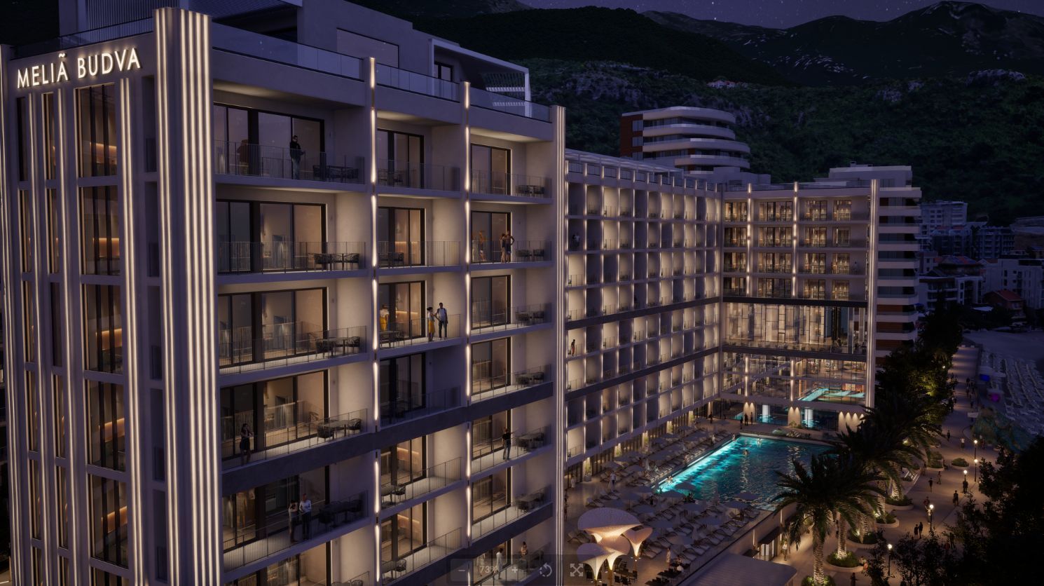 Ekskluzivna prodaja stanova u novom modernom stambenom kompleksu Bečićima – moderan kompleks na obali sa privatnom plažom i luksuznim sadržajima - Amfora Real Estate