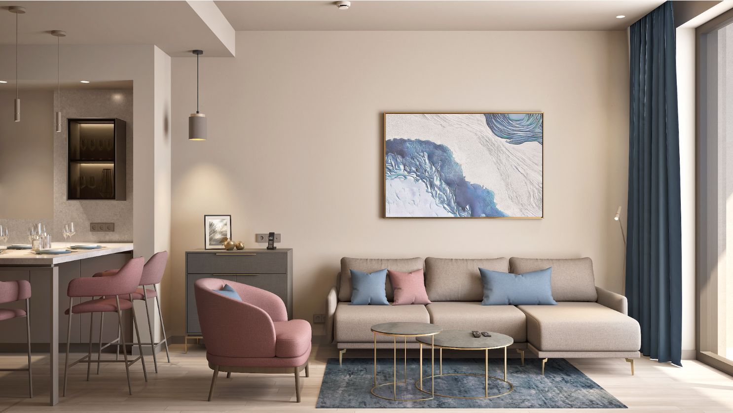 Prodaja jednosobnog stana 58m² sa pogledom na more u ekskluzivnom stambenom kompleksu u Rafailovicima– prvi red do mora sa privatnom plažom i luksuznim sadržajima - Amfora Real Estate