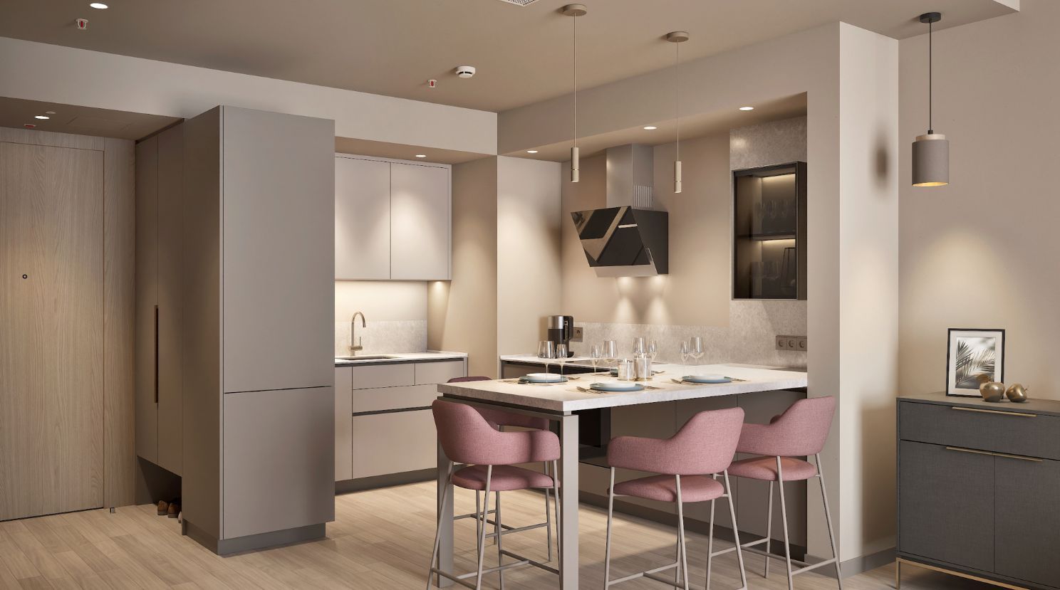 Prodaja jednosobnog stana 62m² sa pogledom na more u ekskluzivnom stambenom kompleksu u Rafailovicima– prvi red do mora sa privatnom plažom i luksuznim sadržajima - Amfora Real Estate