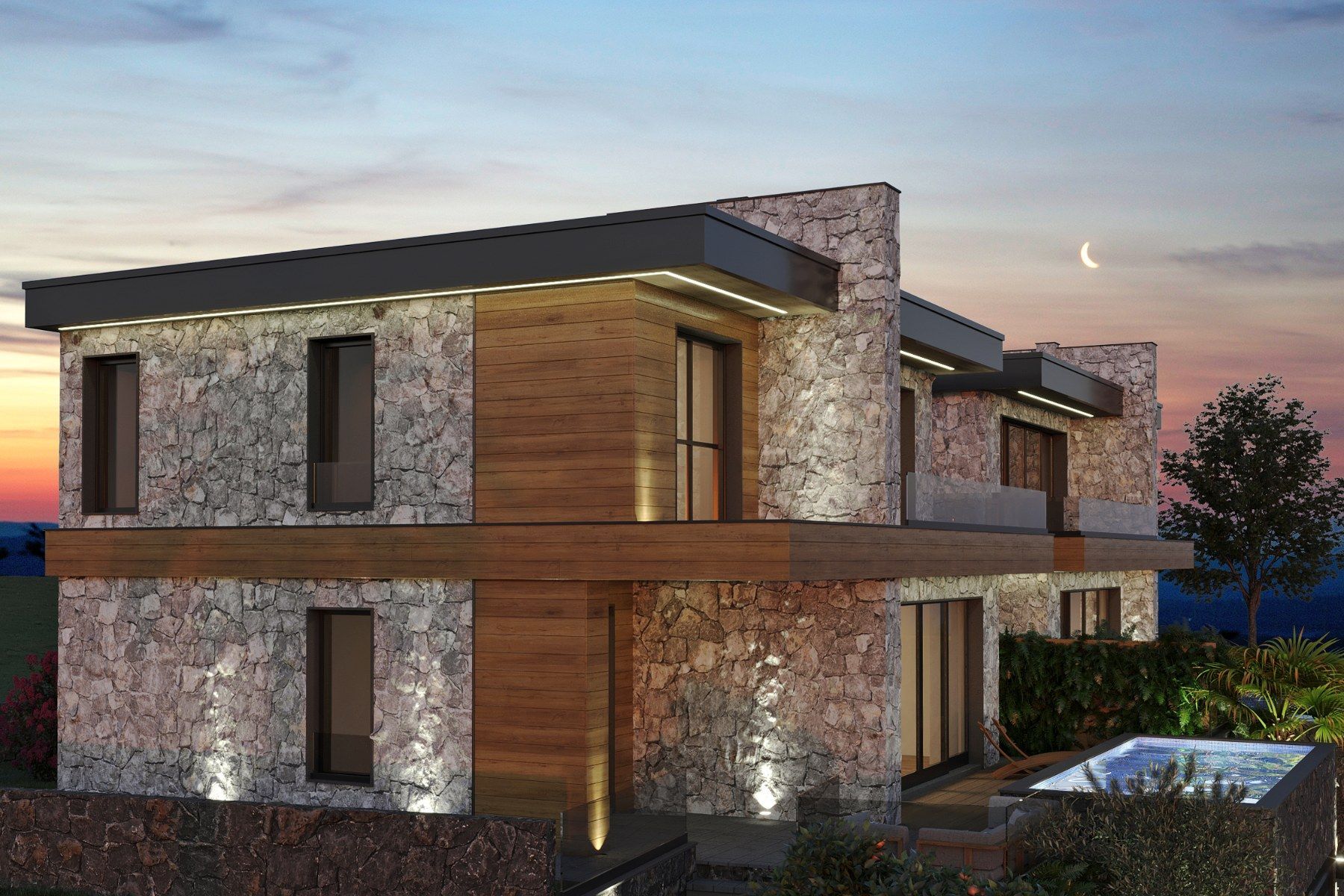 Prodaja dve luksuzne vile sa privatnim bazenom i panoramskim pogledom na more - Krimovica, Kotor | Direktna kupovina od investitora | Bez 3% poreza | Mogućnost odloženog plaćanja | Sistem ključ u ruke - Amfora Real Estate