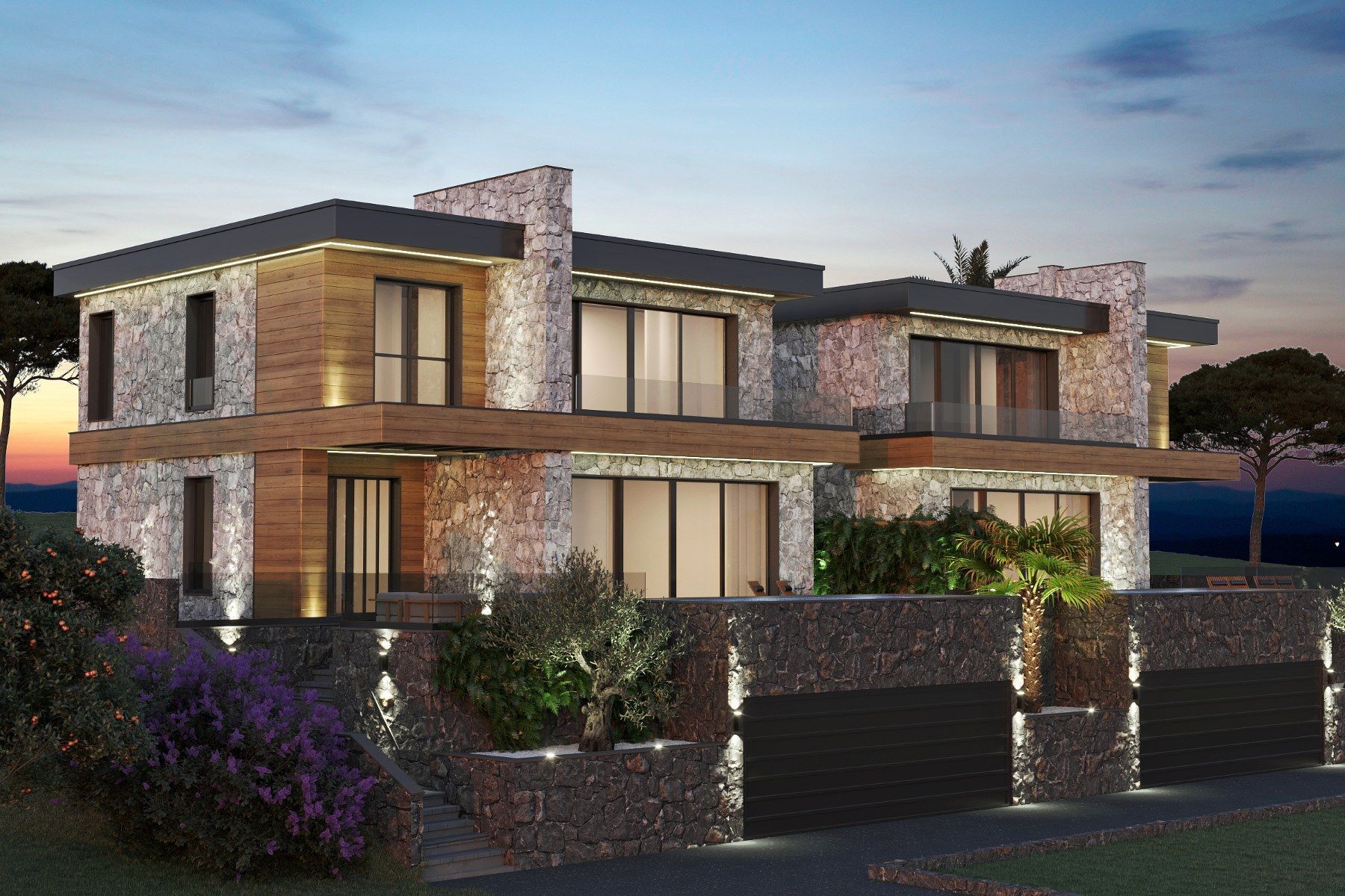 Prodaja dve luksuzne vile sa privatnim bazenom i panoramskim pogledom na more - Krimovica, Kotor | Direktna kupovina od investitora | Bez 3% poreza | Mogućnost odloženog plaćanja | Sistem ključ u ruke - Amfora Real Estate