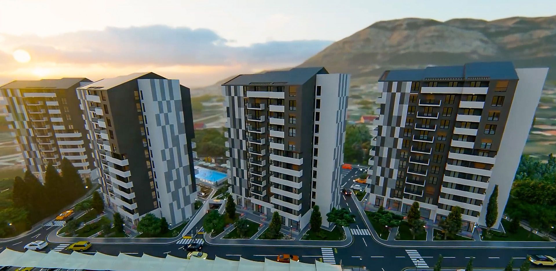 Prodaja dvosobnog stana 72m² u novom luksuznom kompleksu sa bazenom, SPA centrom i panoramskim pogledom na more – Bjeliši, Bar - Amfora Real Estate