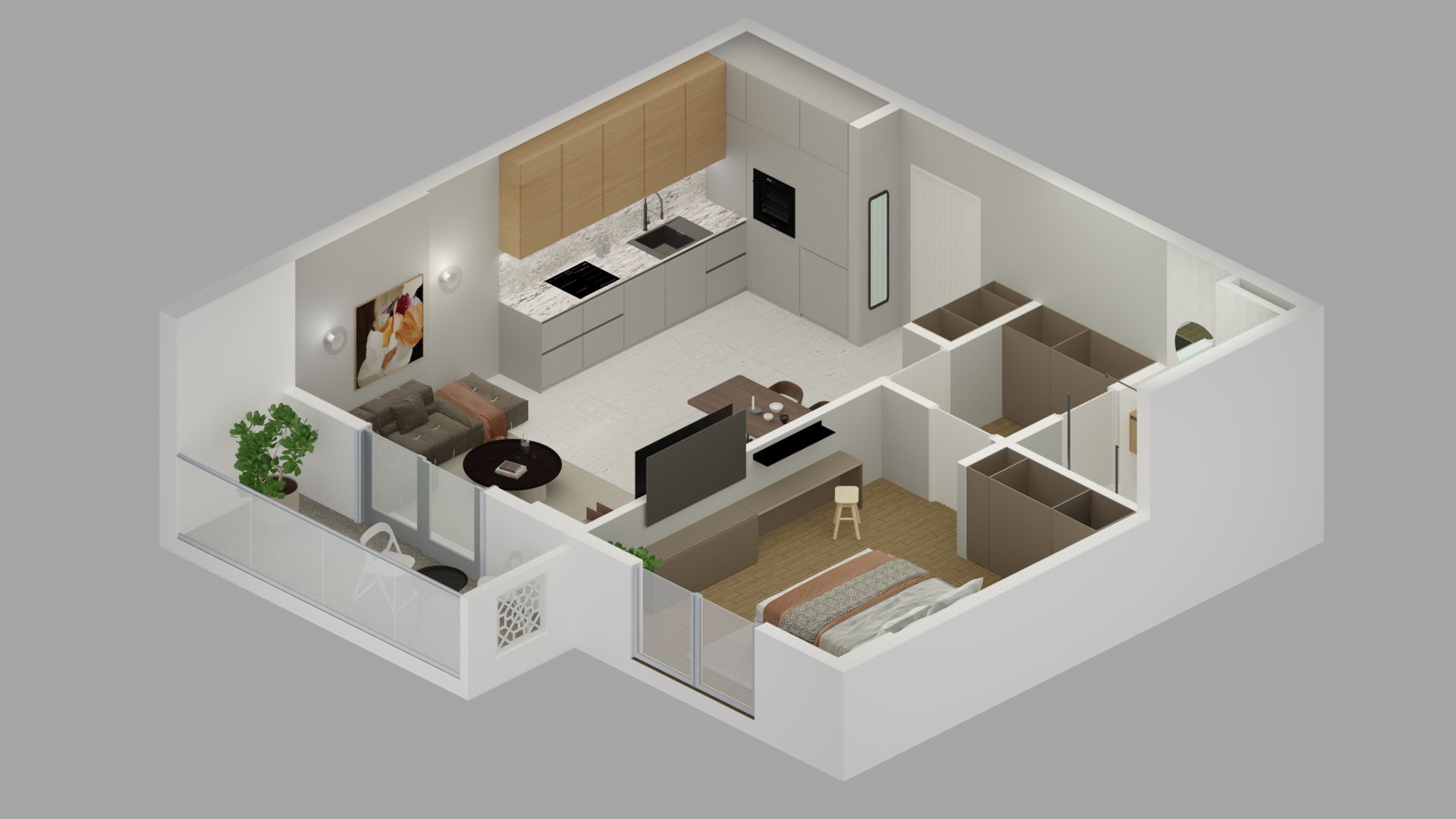 Prodaja jednosobnog stana 57m² u novom luksuznom kompleksu sa bazenom, SPA centrom i panoramskim pogledom na more – Bjeliši, Bar - Amfora Real Estate