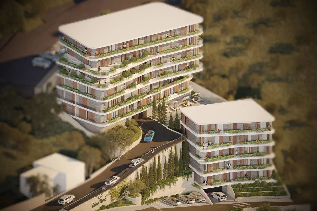 Prodaja – Luksuzan jednosoban stan 56 m², Liman Olive, Ulcinj | Završetak januar 2026 | Kupci oslobođeni plaćanja poreza 3% - Amfora Real Estate