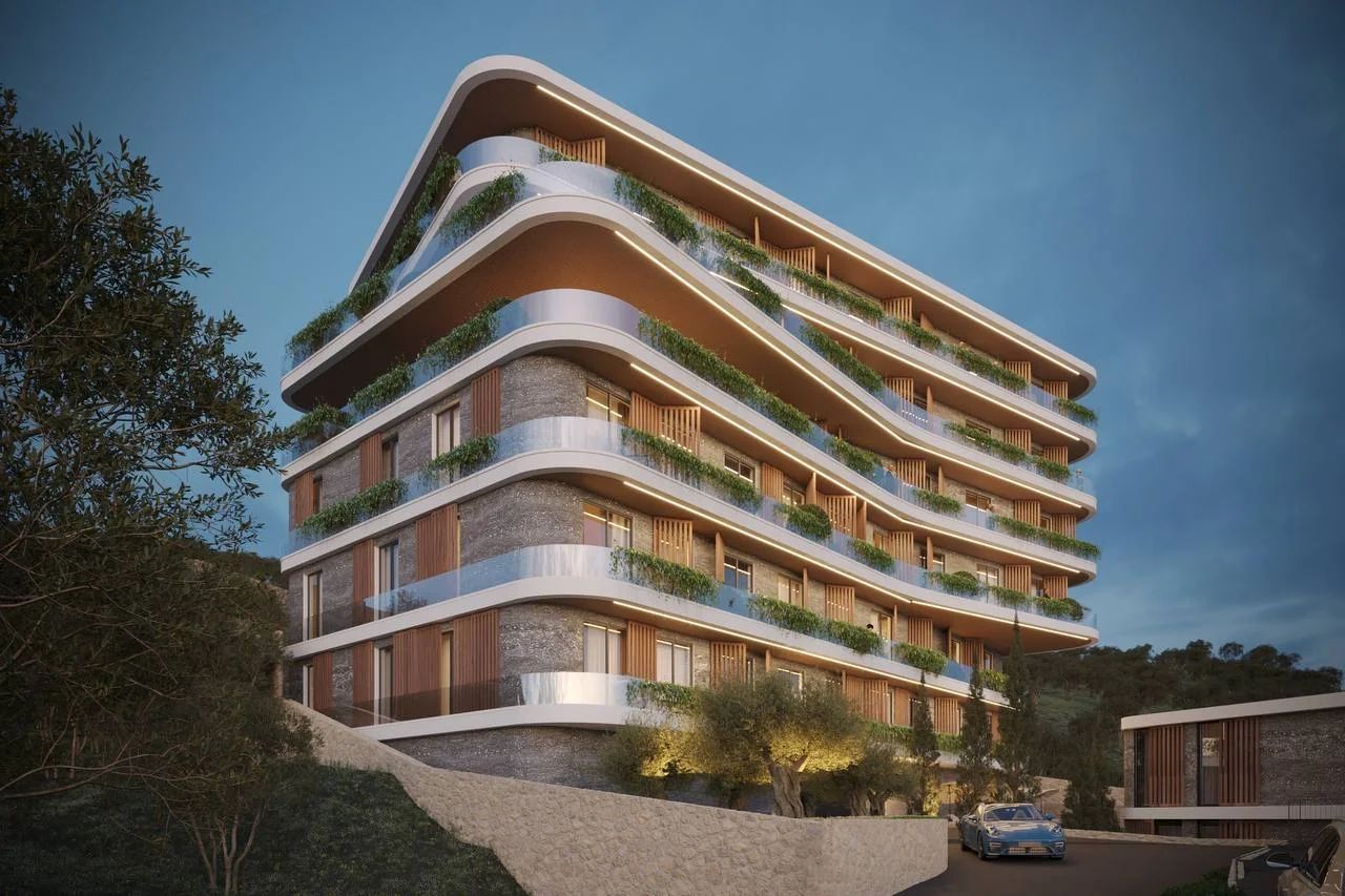 Prodaja – Luksuzan jednosoban stan 56 m², Liman Olive, Ulcinj | Završetak januar 2026 | Kupci oslobođeni plaćanja poreza 3% - Amfora Real Estate