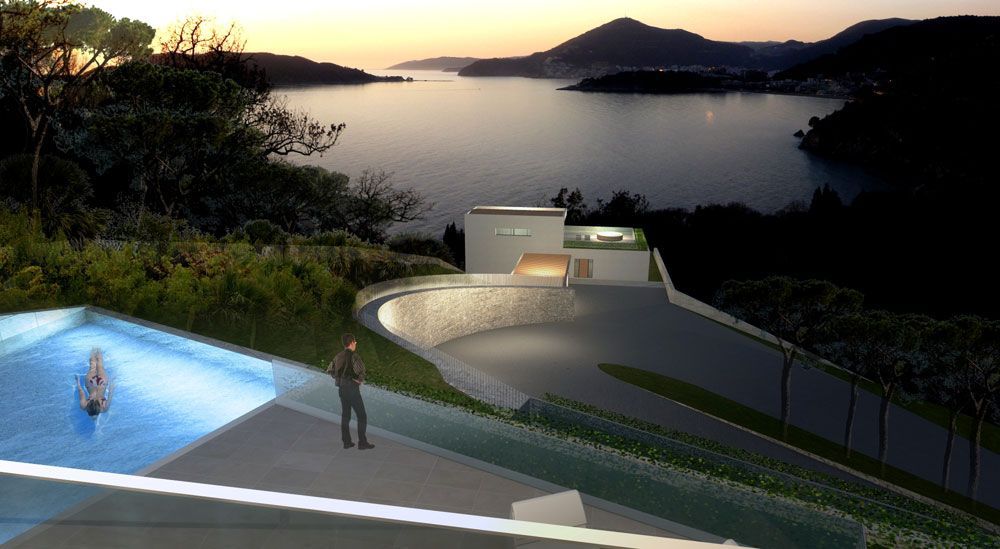 Ekskluzivna prodaja urbanizovanog zemljišta 3561 m² sa panoramskim pogledom na more – Pržno, Sveti Stefan - Amfora Real Estate