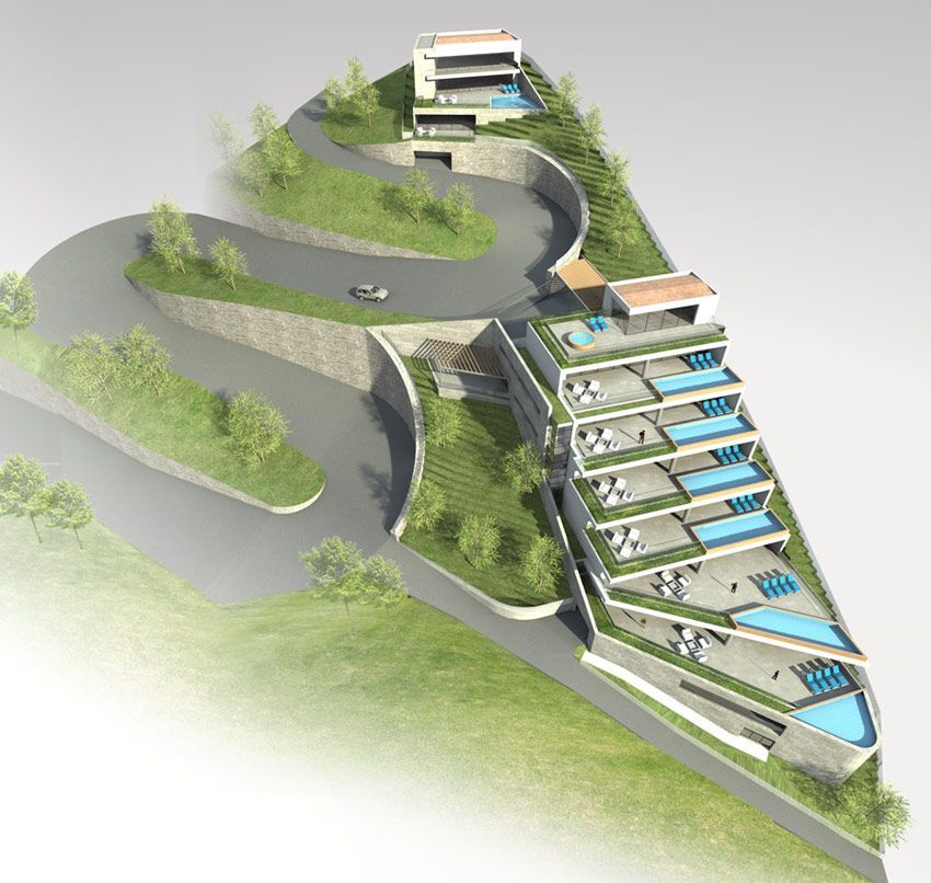 Ekskluzivna prodaja urbanizovanog zemljišta 3561 m² sa panoramskim pogledom na more – Pržno, Sveti Stefan - Amfora Real Estate