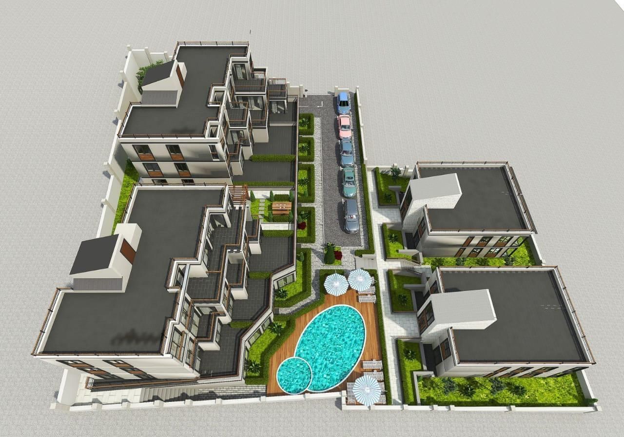 Prodaja prostranog dvosobnog apartmana 42 m² + terasa 15 m² sa bazenom, garažnim mestom i pogledom na more – Kava, Tivat - Amfora Real Estate