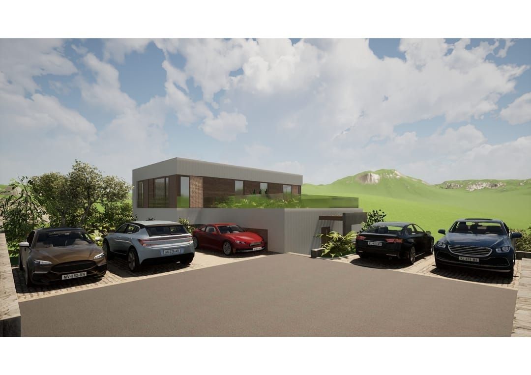 Prodaja zemljista 750 m² sa projektom i pogledom na more – Krašići, Tivat - Amfora Real Estate