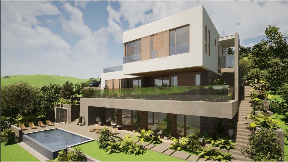 Prodaja zemljista 750 m² sa projektom i pogledom na more – Krašići, Tivat - Amfora Real Estate