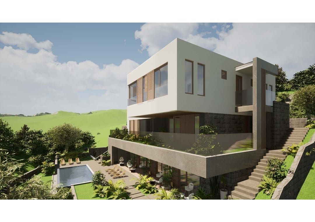 Prodaja zemljista 750 m² sa projektom i pogledom na more – Krašići, Tivat - Amfora Real Estate