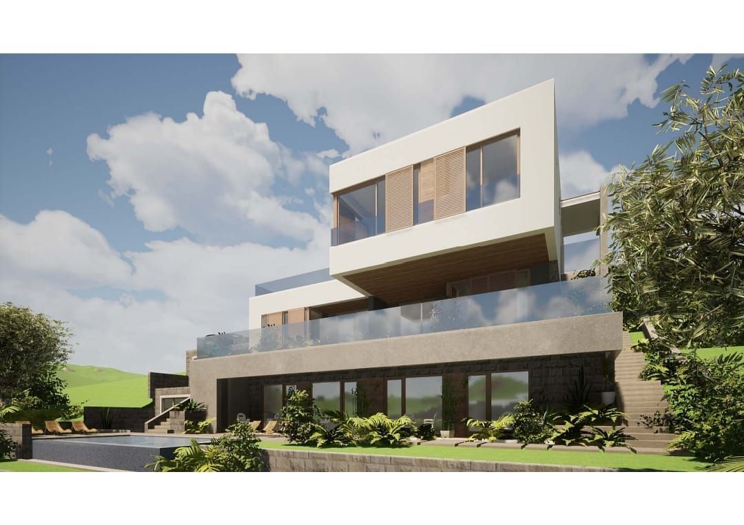 Prodaja zemljista 750 m² sa projektom i pogledom na more – Krašići, Tivat - Amfora Real Estate