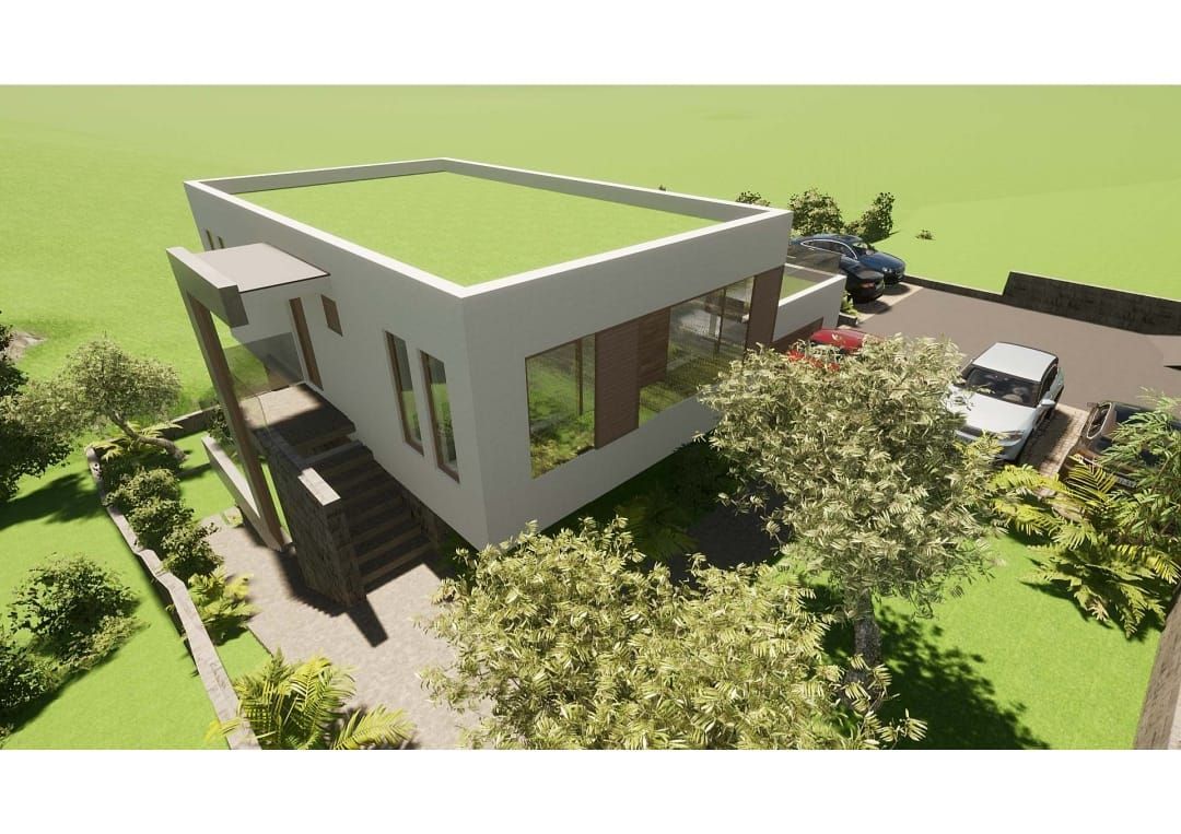 Prodaja zemljista 750 m² sa projektom i pogledom na more – Krašići, Tivat - Amfora Real Estate