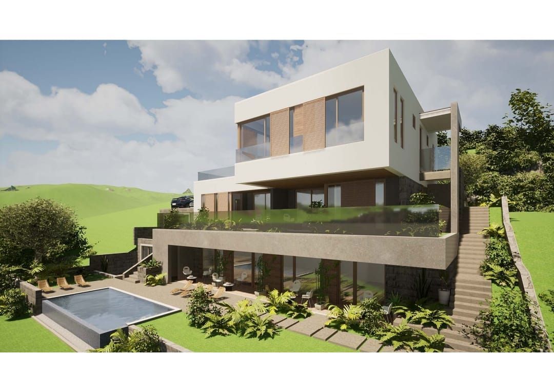 Prodaja zemljista 750 m² sa projektom i pogledom na more – Krašići, Tivat - Amfora Real Estate