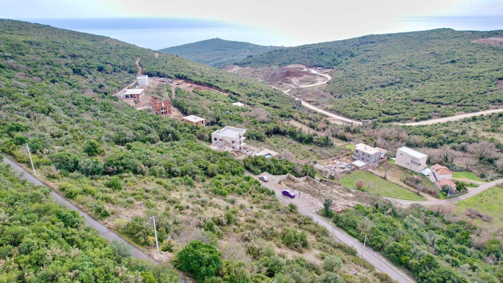 Prodaja urbanizovanog zemljista 1130m² sa pogledom na more-Višnjeva, Kotor - Amfora Real Estate