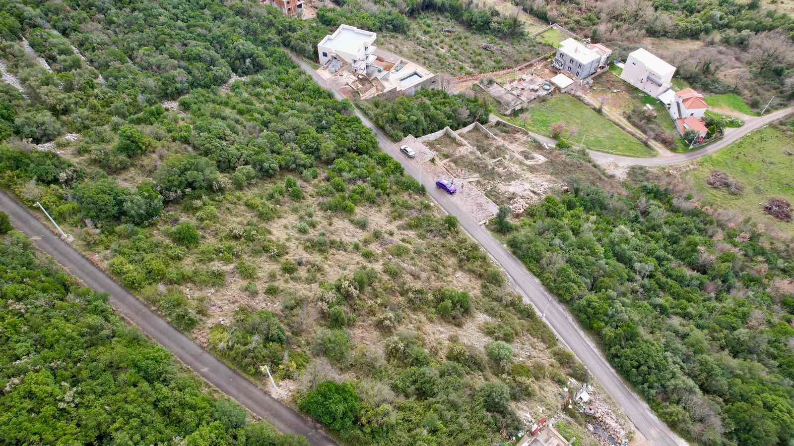 Prodaja urbanizovanog zemljista 1130m² sa pogledom na more-Višnjeva, Kotor - Amfora Real Estate