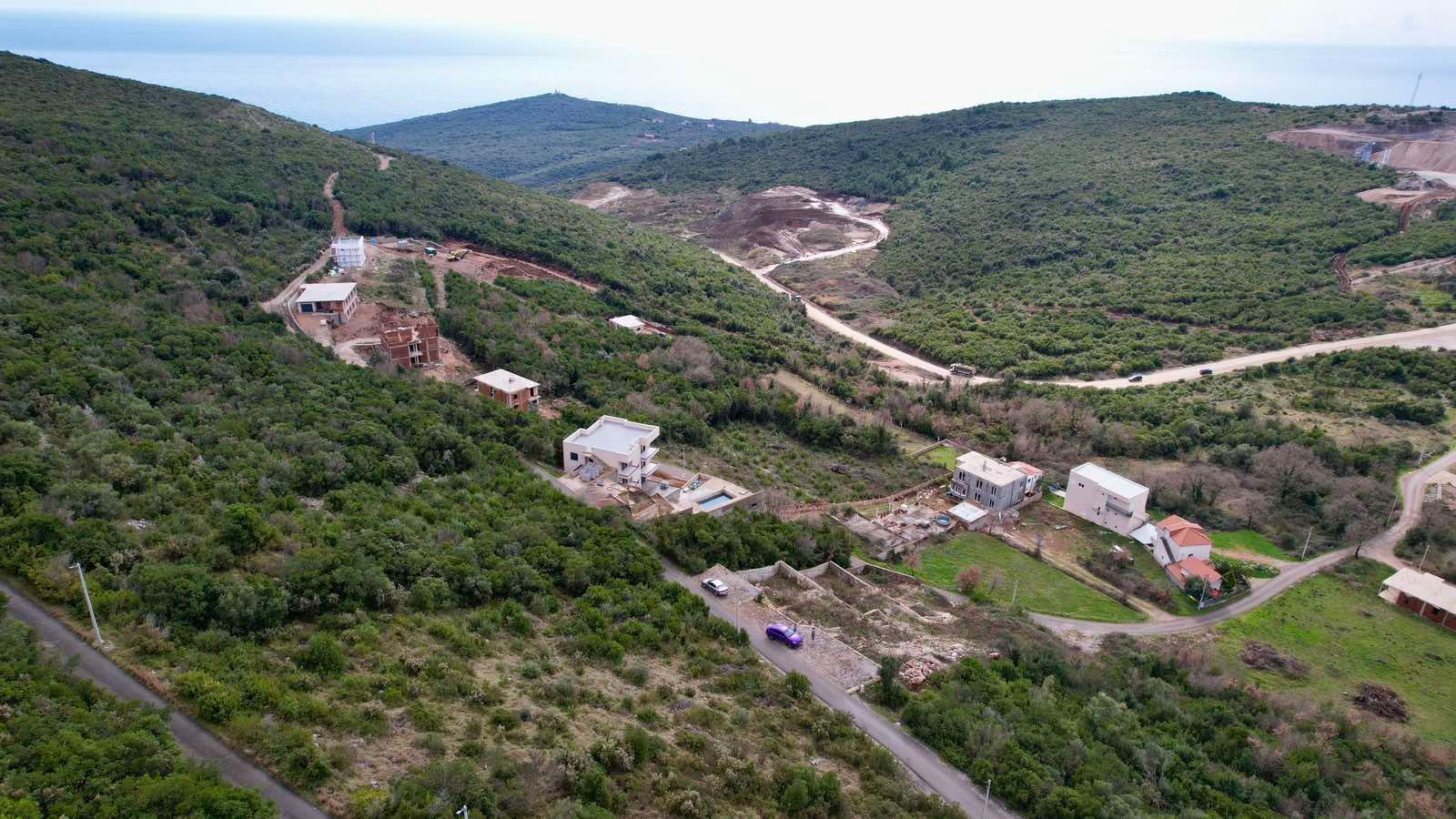 Prodaja urbanizovanog zemljista 1130m² sa pogledom na more-Višnjeva, Kotor - Amfora Real Estate