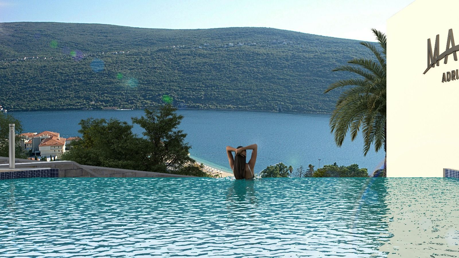 Prodaja stanova u novom luksuznom kompleksu sa bazenom i spa centrom – Kumbor, Herceg Novi - Amfora Real Estate