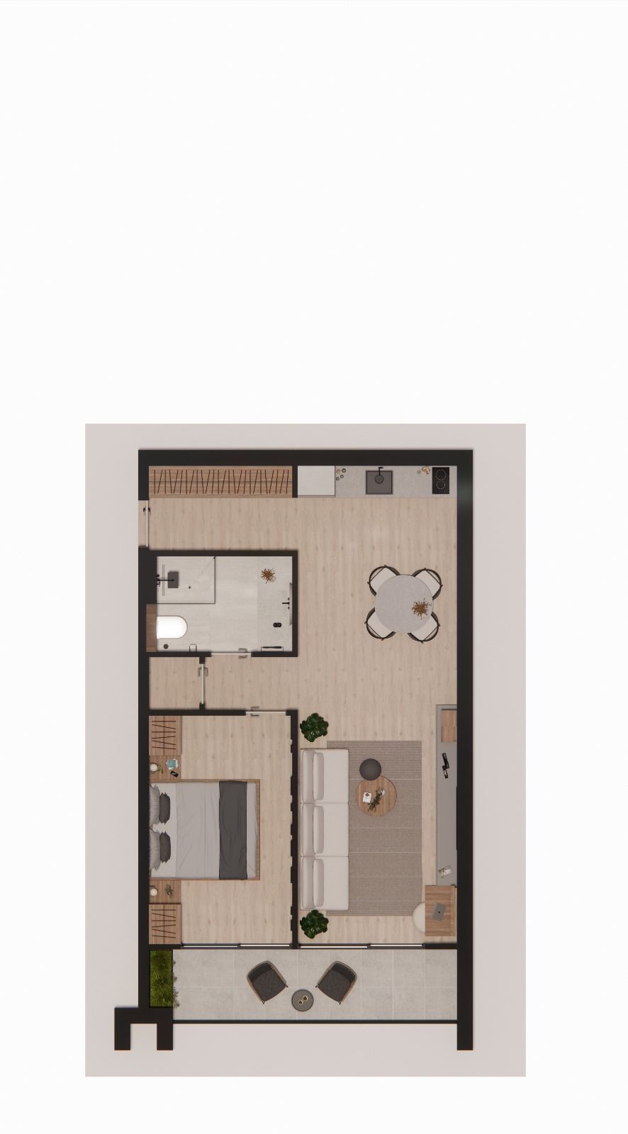 Prodaja stanova u novom luksuznom kompleksu sa bazenom i spa centrom – Kumbor, Herceg Novi - Amfora Real Estate