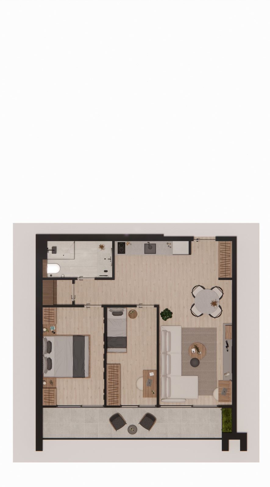 Prodaja stanova u novom luksuznom kompleksu sa bazenom i spa centrom – Kumbor, Herceg Novi - Amfora Real Estate