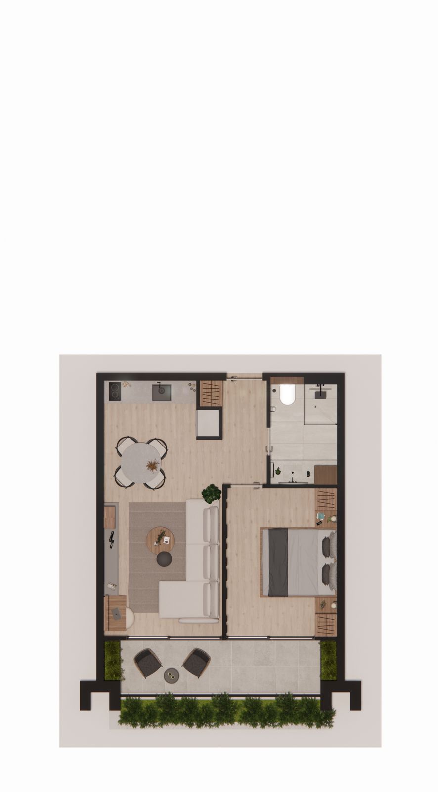 Prodaja stanova u novom luksuznom kompleksu sa bazenom i spa centrom – Kumbor, Herceg Novi - Amfora Real Estate