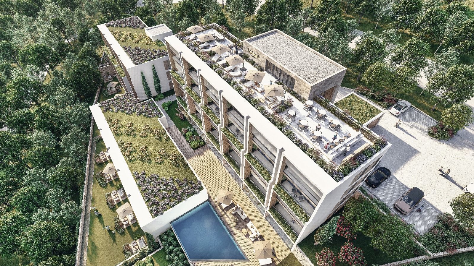 Prodaja stanova u novom luksuznom kompleksu sa bazenom i spa centrom – Kumbor, Herceg Novi - Amfora Real Estate