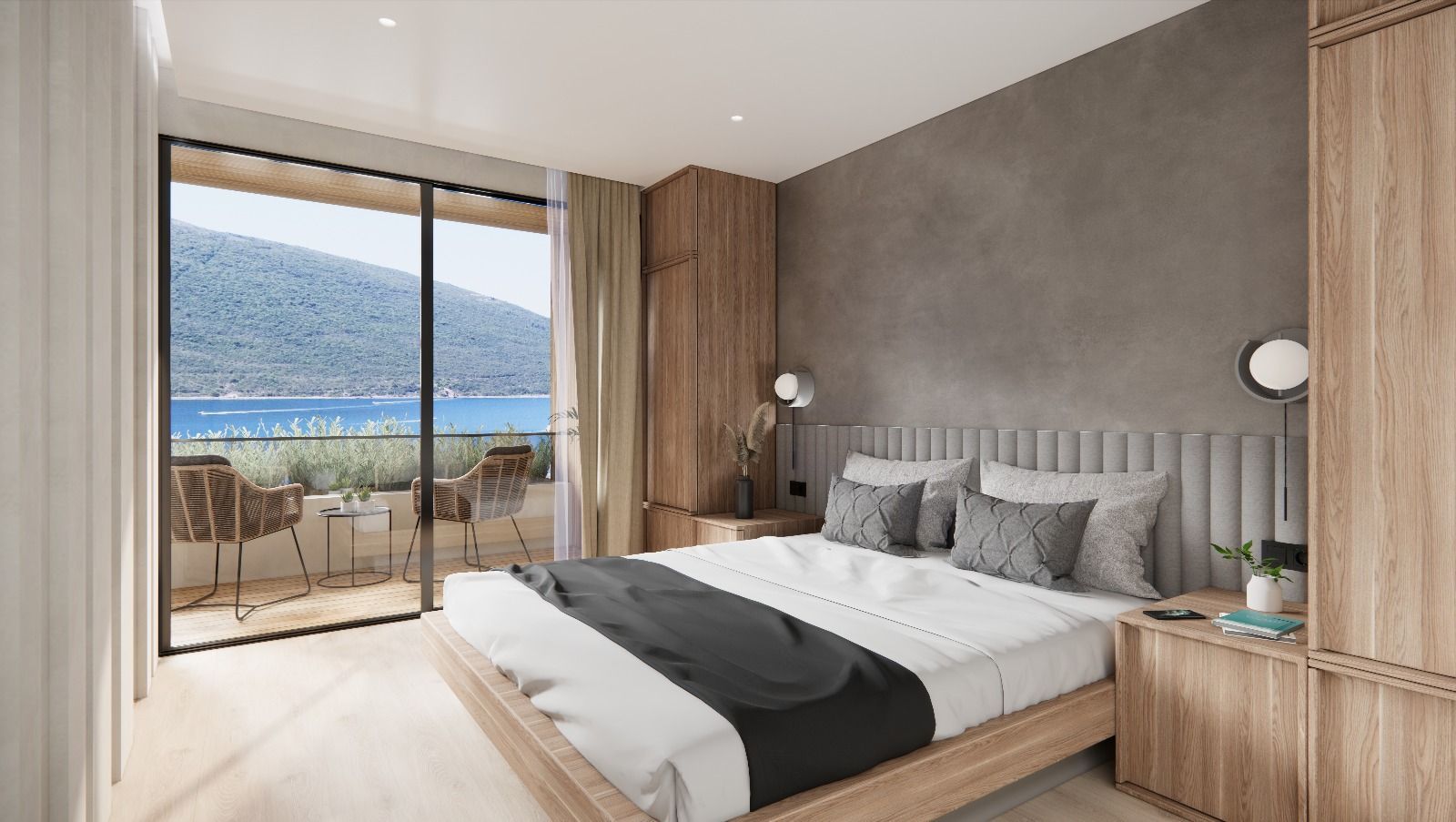 Prodaja stanova u novom luksuznom kompleksu sa bazenom i spa centrom – Kumbor, Herceg Novi - Amfora Real Estate