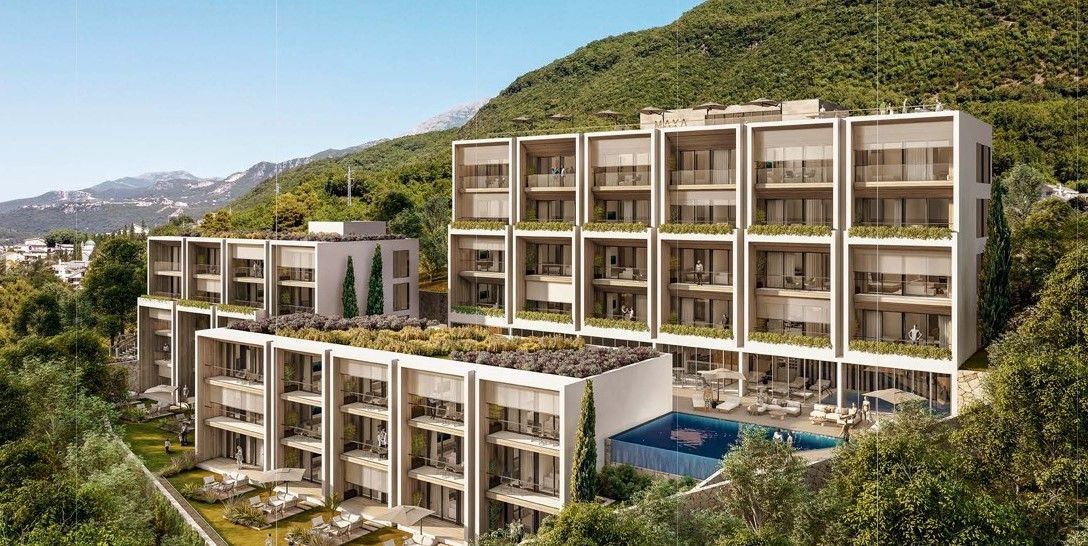 Prodaja stanova u novom luksuznom kompleksu sa bazenom i spa centrom – Kumbor, Herceg Novi - Amfora Real Estate