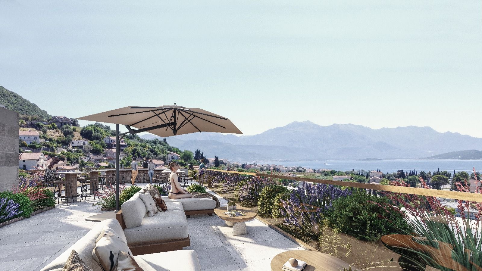 Prodaja stanova u novom luksuznom kompleksu sa bazenom i spa centrom – Kumbor, Herceg Novi - Amfora Real Estate