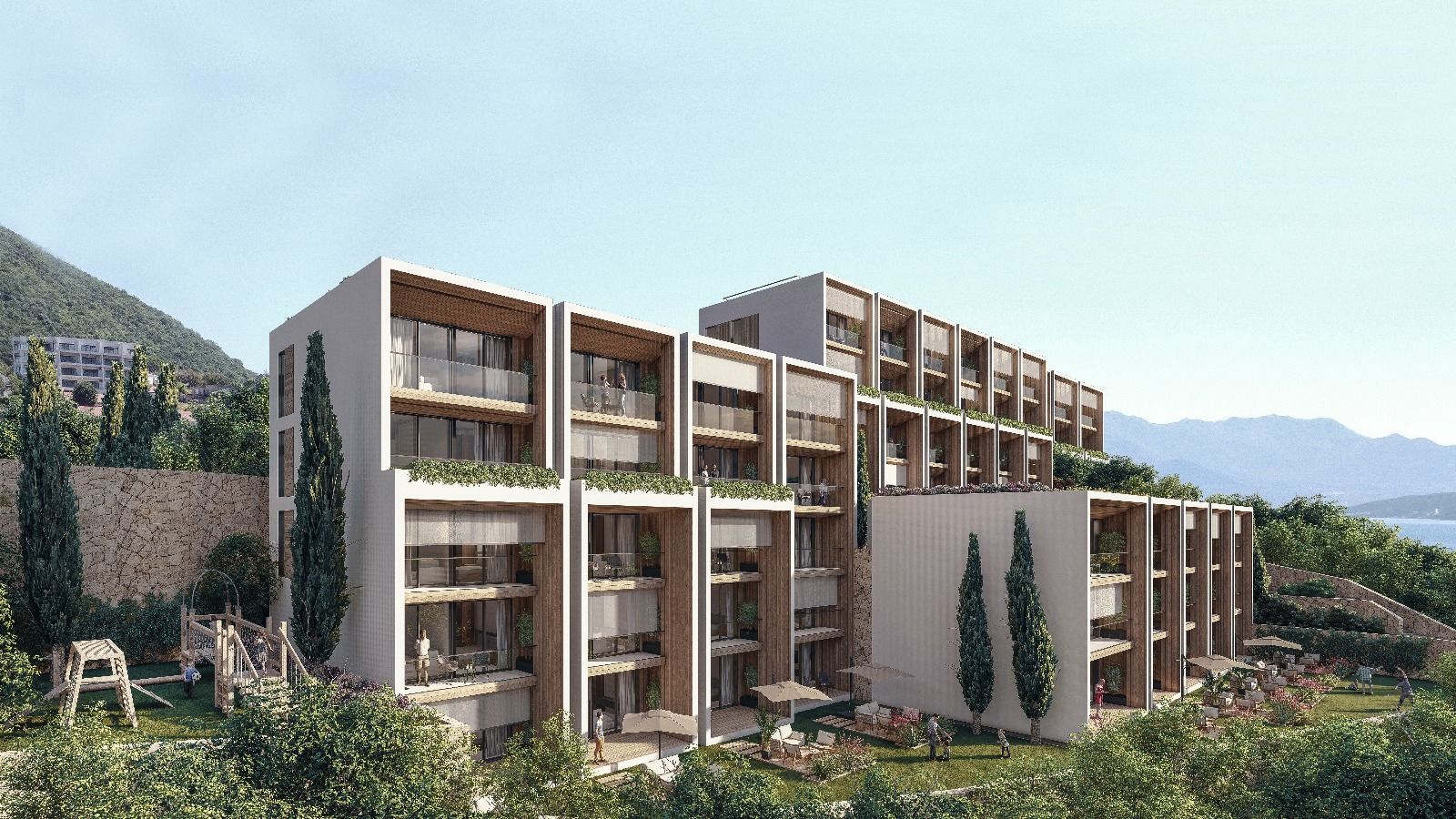 Prodaja stanova u novom luksuznom kompleksu sa bazenom i spa centrom – Kumbor, Herceg Novi - Amfora Real Estate