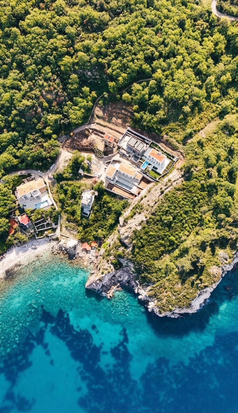 Prodaja urbanizovanog građevinskog zemljišta 564m² sa panoramskim pogledom – Rijeka Rezevica, Budva - Amfora Real Estate