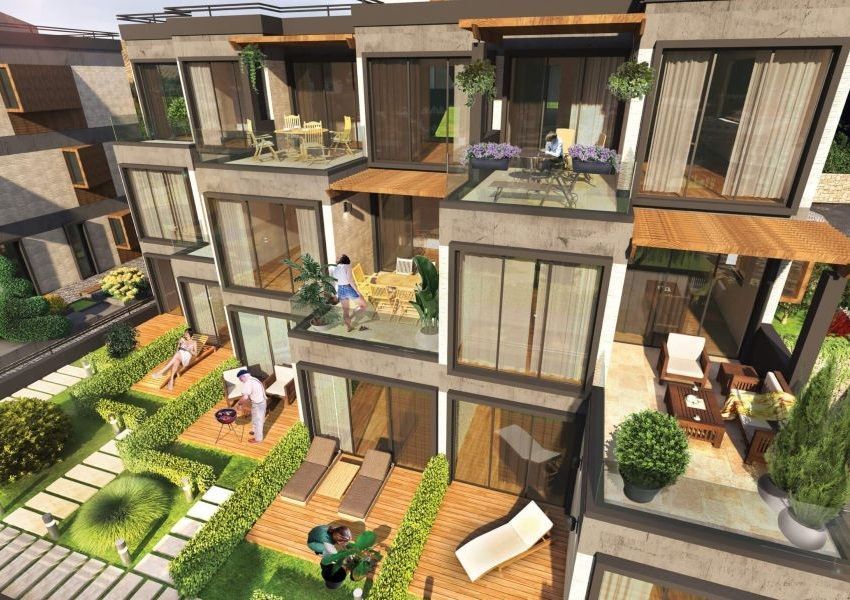 Prodaja jednosobnog stana 69,79 m² (37,49 m² stambenog prostora + terasa 32,30 m²)  u novom kompleksu sa bazenom i parkingom – Kava, Tivat - Amfora Real Estate