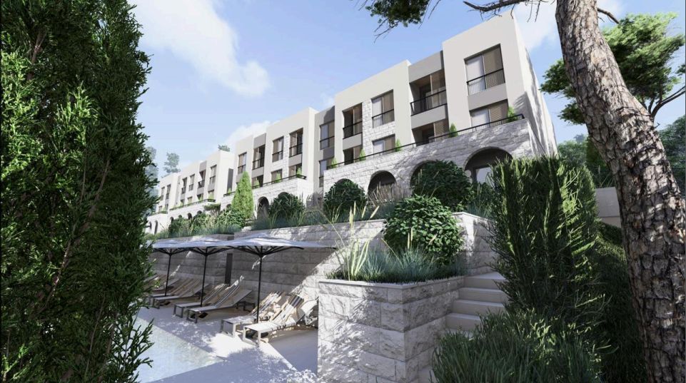 Jednosoban stan 51,19 m² u luksuznom kompleksu sa bazenom i spa centrom – Kavač, Kotor | Bez 3% poreza | Završetak radova leto 2026 | Mogućnost plaćanja kriptovalutama - Amfora Real Estate