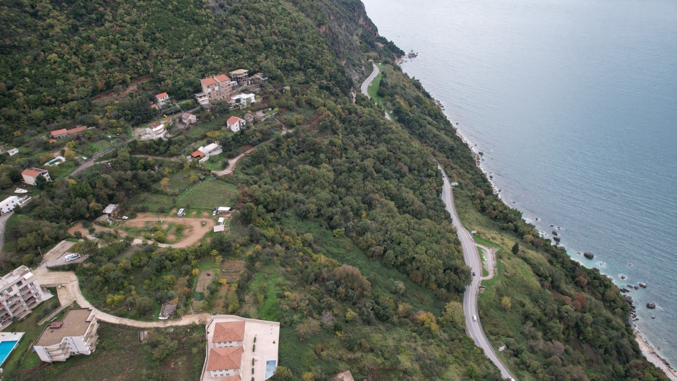 Zajednička gradnja: Atraktivno zemljište 5100m² sa panoramskim pogledom na more – Prijevor, Budva - Amfora Real Estate