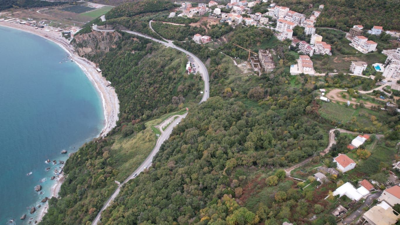 Zajednička gradnja: Atraktivno zemljište 5100m² sa panoramskim pogledom na more – Prijevor, Budva - Amfora Real Estate