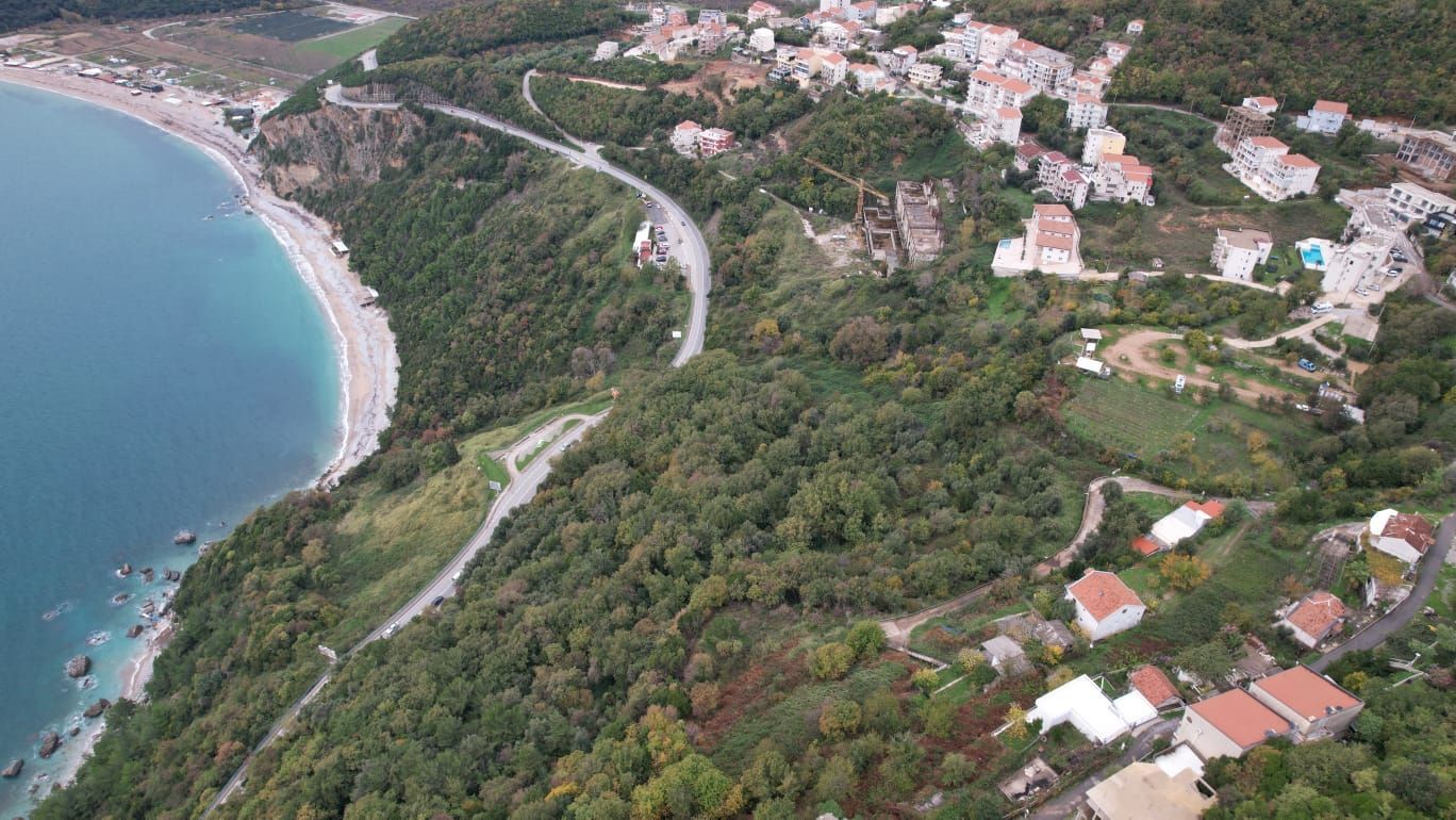 Zajednička gradnja: Atraktivno zemljište 5100m² sa panoramskim pogledom na more – Prijevor, Budva - Amfora Real Estate