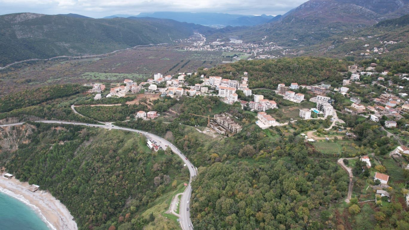 Zajednička gradnja: Atraktivno zemljište 5100m² sa panoramskim pogledom na more – Prijevor, Budva - Amfora Real Estate