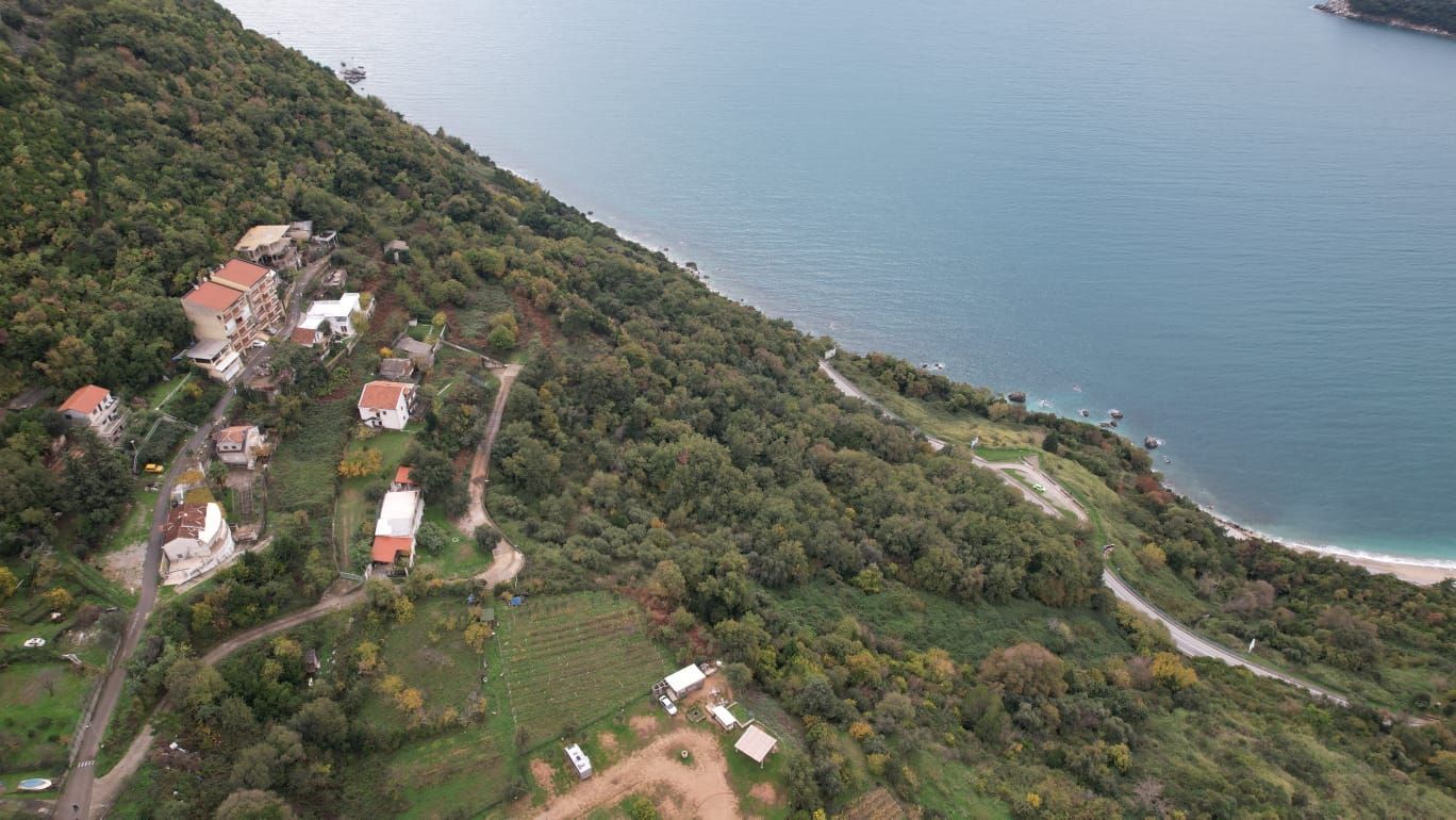 Zajednička gradnja: Atraktivno zemljište 5100m² sa panoramskim pogledom na more – Prijevor, Budva - Amfora Real Estate