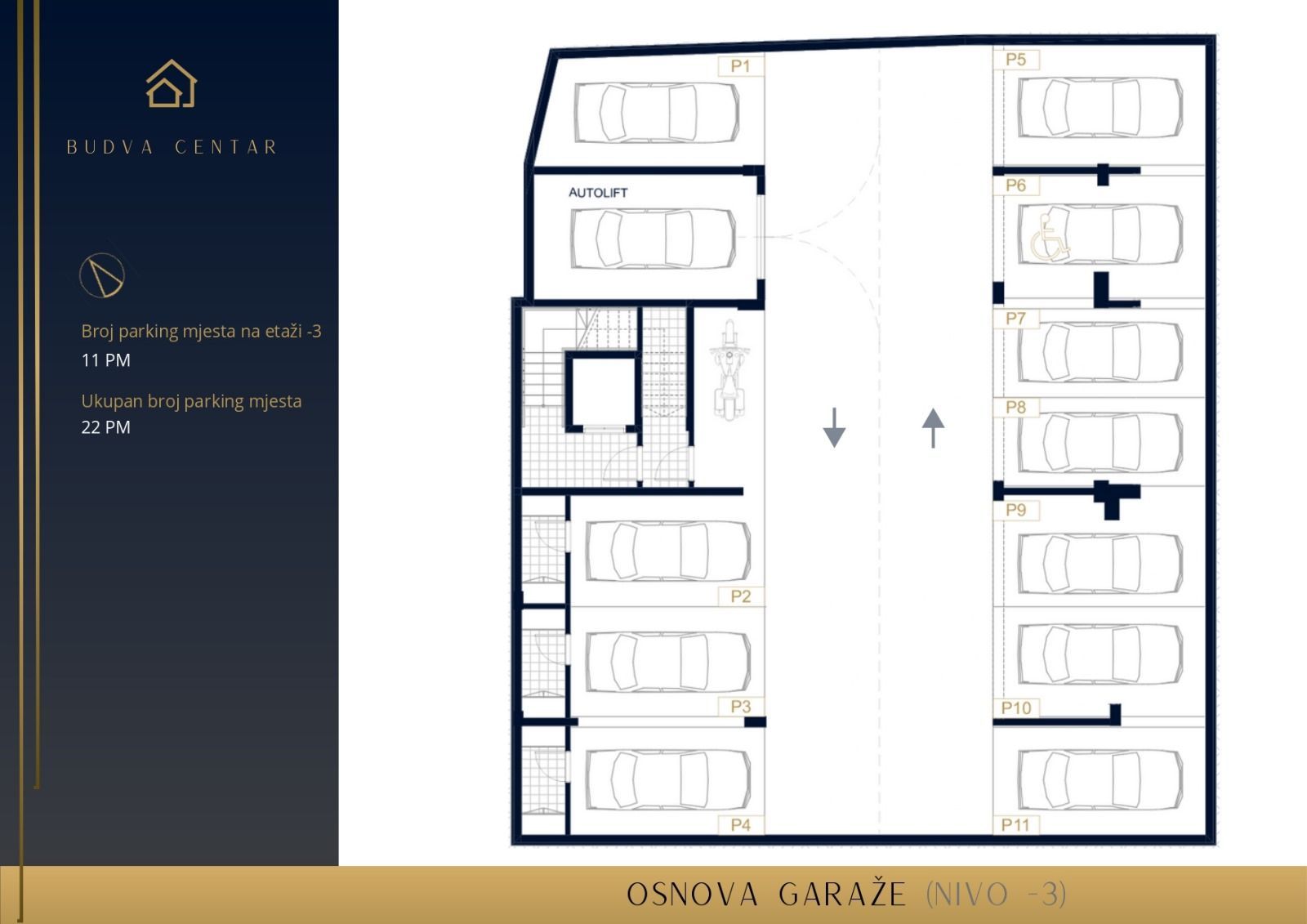 Prodaja Stanova u Izgradnji u Centru Budve-Dvosoban 69.84m2 - Amfora Real Estate